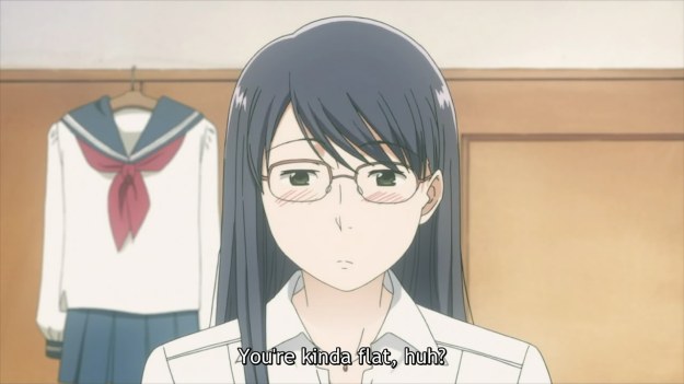 Girls love talking about boobs.