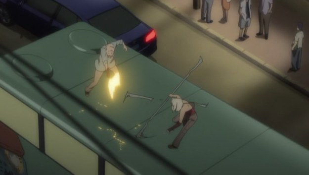 Probably the only exciting part about the whole episode.