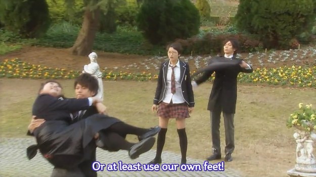 Look how happy Kirby is.