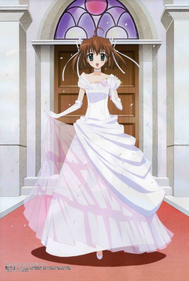 Nemu on her wedding day.