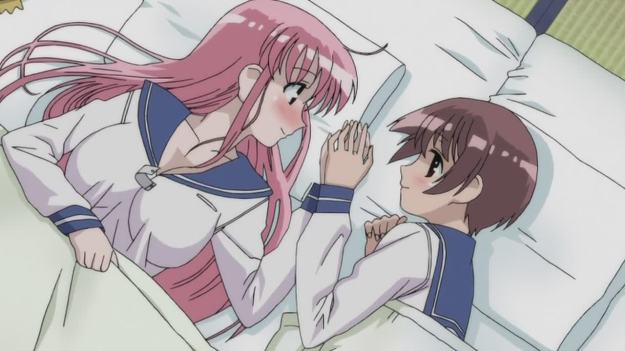 More about skinship than mahjong.