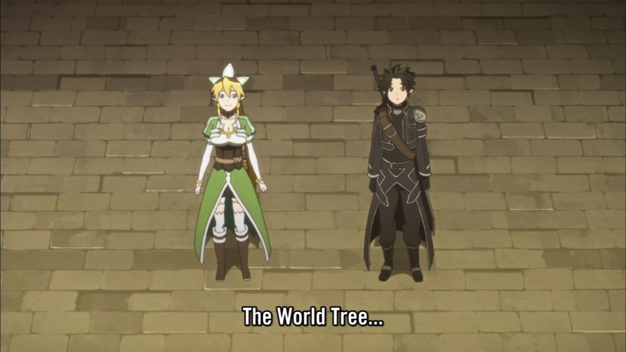 Sword Art Online Ep. 21 Tentacles out of nowhere Moe