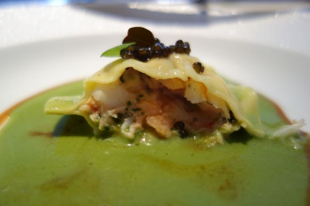 langoustine ravioli